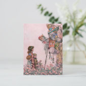 Carte Postale W Heath Robinson Illustration Bill the Minder (Debout devant)