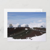 Carte Postale W.M. Observatoire de Keck sur Mauna Kea, Hawaii (Devant / Derrière)