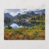 Carte Postale WA, Alpine Lakes Wilderness, Gem Lake, avec (Devant)