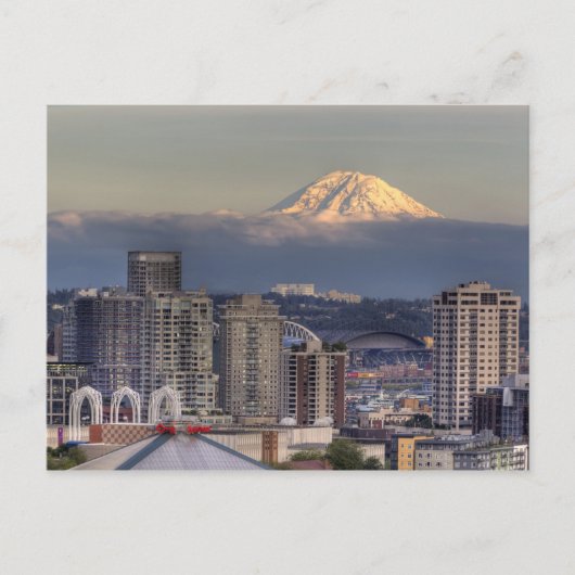 Carte Postale WA, Seattle, Mont Rainier de Kerry Park (Devant)
