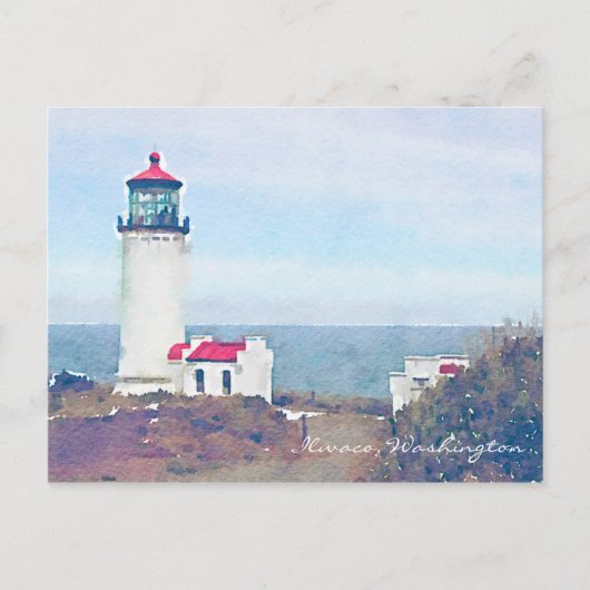 Carte Postale WA Watercolor Print (Devant)