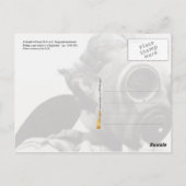 Carte Postale WAAF portant des masques à gaz (Dos)