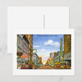 Carte Postale Wabash Ave, Terre Haute, Indiana (Devant / Derrière)