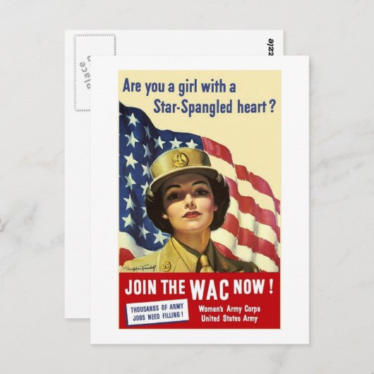 CARTE POSTALE WAC (Devant / Derrière)