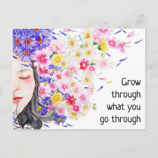 Carte Postale Wachsen Sie durchen était Sie durchlaufen (Devant)