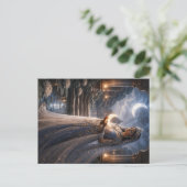 Carte Postale Wächterin des Lichttempels (Debout devant)