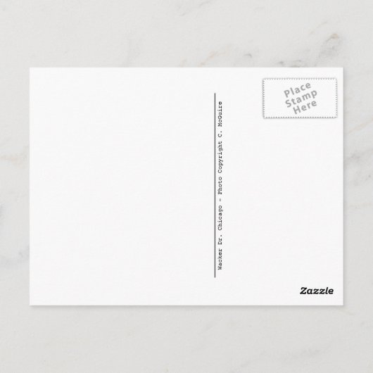 Carte postale Wacker Dr Chicago (Dos)