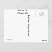 Carte Postale Wacker Drive, Chicago, Illinois (Dos)