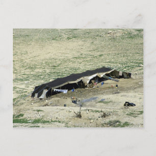 Carte Postale Wadi-Al-Hasa, tente bédouine, Jordanie