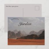 Carte Postale Wadi Rum Aqaba Jordanie (Devant / Derrière)