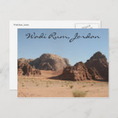 Carte Postale wadi rum jordan (Devant / Derrière)