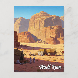 Carte Postale Wadi Rum Jordan Travel