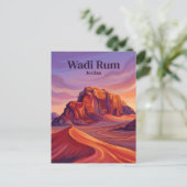 Carte Postale Wadi Rum Jordanie (Debout devant)