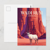 Carte Postale Wadi Rum Jordanie (Devant / Derrière)