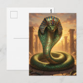 Carte Postale Wadjet – Ägyptische Schlangengöttin´6 (Devant / Derrière)