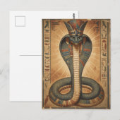 Carte Postale Wadjet – Ägyptische Schlangengöttin´7 (Devant / Derrière)