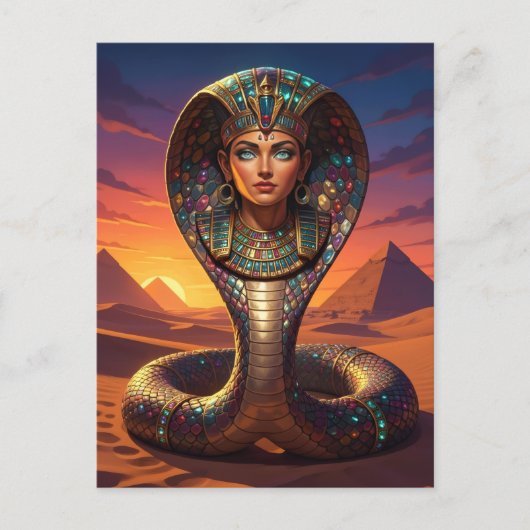 Carte Postale Wadjet – Egyptian Cobra Goddess´7 (Devant)
