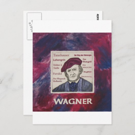 Carte Postale Wagner (Devant / Derrière)