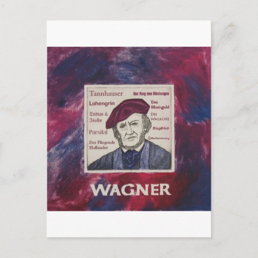 Carte Postale Wagner (Devant)