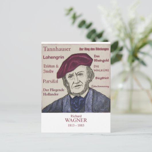 Carte Postale Wagner (Debout devant)