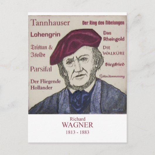 Carte Postale Wagner (Devant)