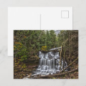 Carte Postale Wagner Falls, Munising, Michigan (Devant / Derrière)
