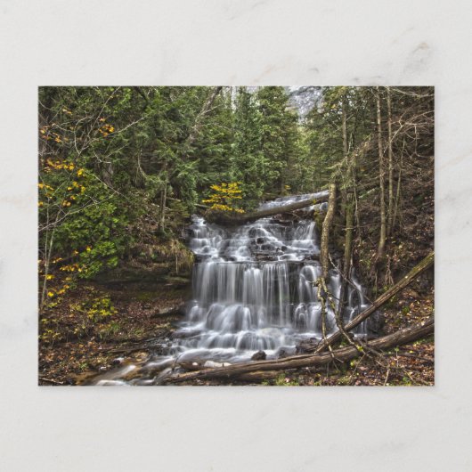 Carte Postale Wagner Falls, Munising, Michigan (Devant)
