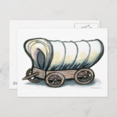 Carte Postale Wagon couvert (Devant / Derrière)