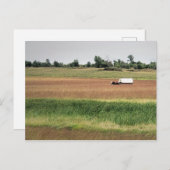 Carte Postale Wagon couvert de la ferme de Laura Ingalls Wilder (Devant / Derrière)