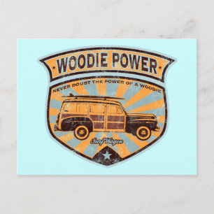 Carte Postale Wagon en bois