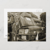 CARTE POSTALE WAGON SUITCASE 1890 (Devant / Derrière)