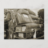 CARTE POSTALE WAGON SUITCASE 1890 (Devant)