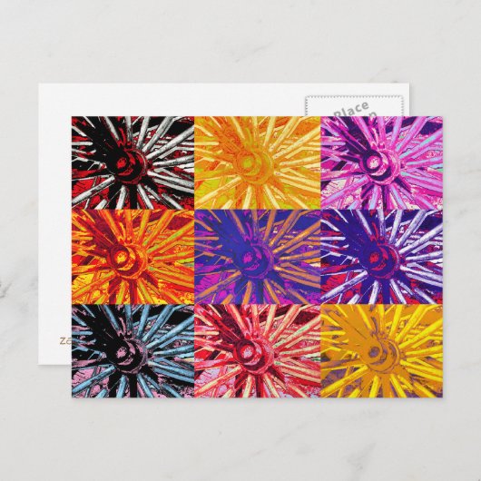 CARTE POSTALE WAGON WHEEL (Devant / Derrière)