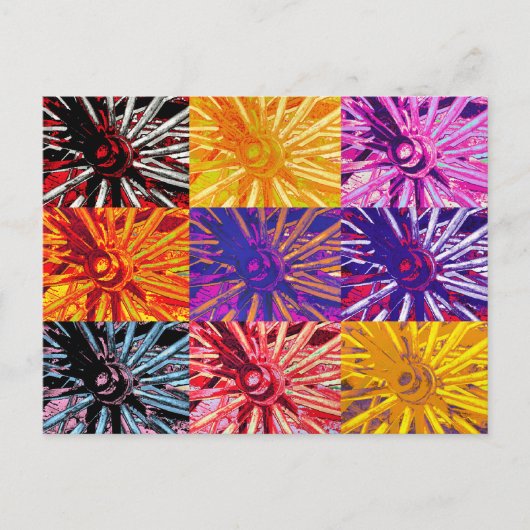 CARTE POSTALE WAGON WHEEL (Devant)