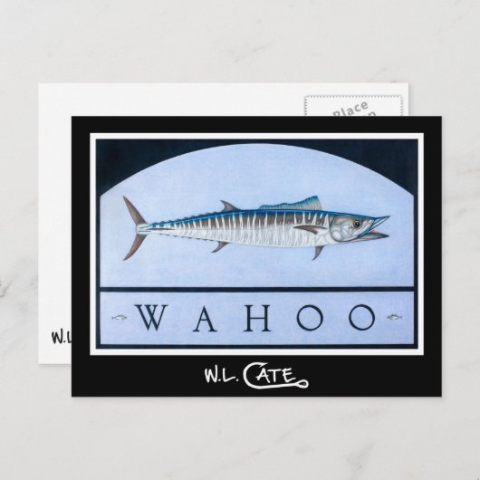 Carte postale Wahoo (Devant / Derrière)