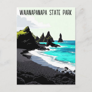 Carte Postale Waianapanapa State Park Maui Hawaii Travel