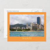 Carte postale Waikiki (Devant / Derrière)