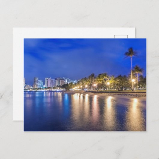 Carte Postale Waikiki (Devant / Derrière)