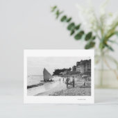 Carte Postale Waikiki Beach et Bateaux Honolulu (Debout devant)