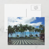 Carte Postale Waikiki Beach Hawaii (Devant / Derrière)