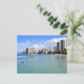 Carte Postale Waikiki Beach, Oahu, Hawaii (Debout devant)
