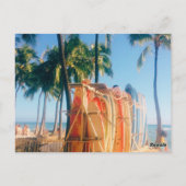 Carte Postale Waikiki Beach Surboards (Dos)