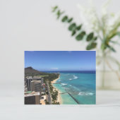 Carte postale Waikiki d'Hawaii (Debout devant)