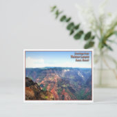Carte Postale Waimea Canyon, Kauai, Hawaii Postcard (Debout devant)