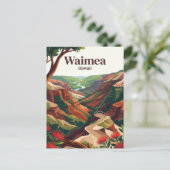 Carte Postale Waimea États-Unis (Debout devant)