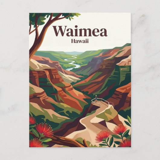 Carte Postale Waimea États-Unis (Devant)