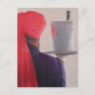 Carte Postale Waiter Jaipur 2012