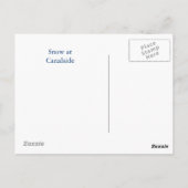 Carte postale Waiting in the Snow (Dos)