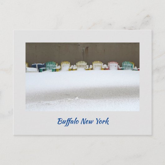 Carte postale Waiting in the Snow (Devant)