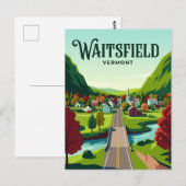 Carte Postale Waitsfield États-Unis (Devant / Derrière)